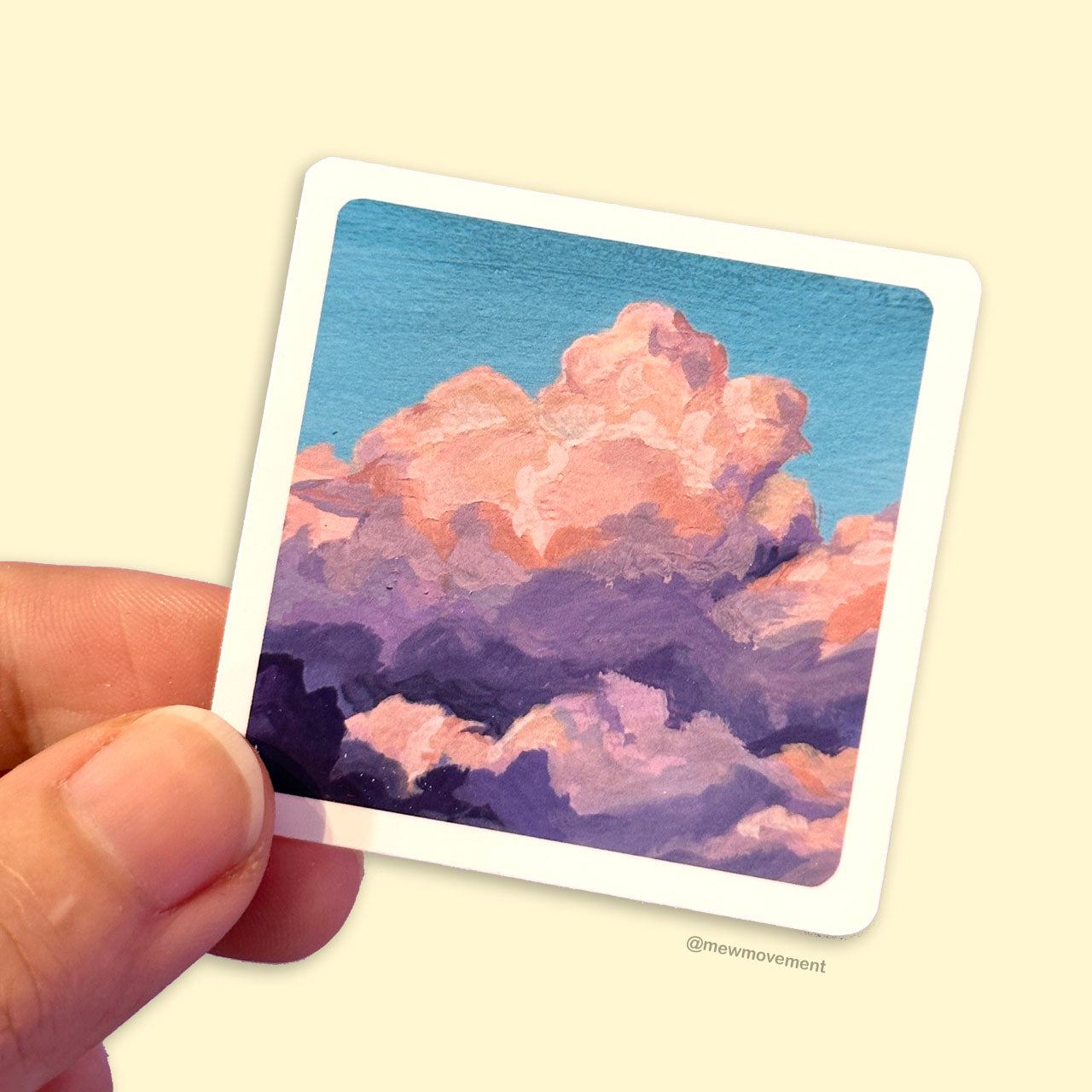 Purple Cloud Sticker