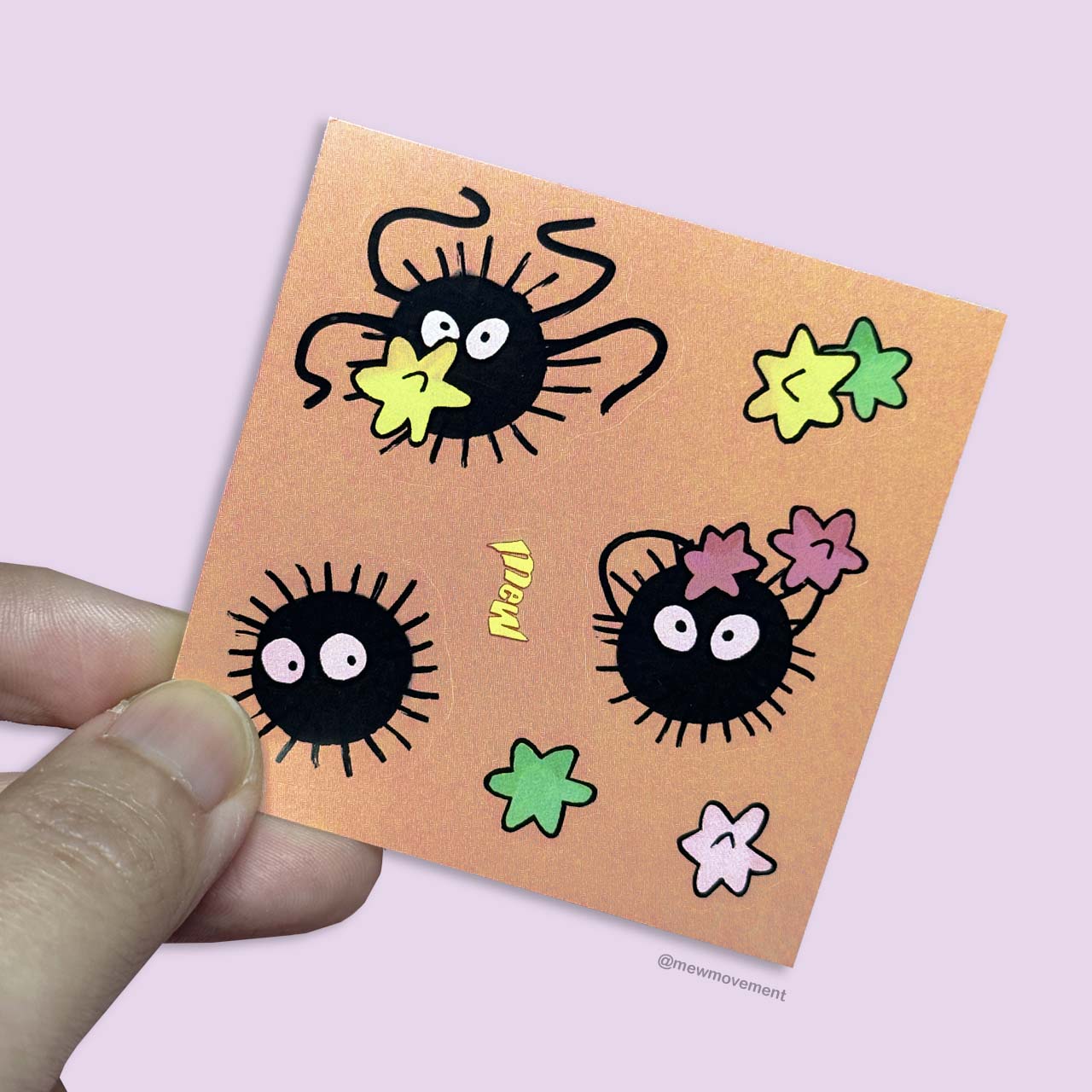 Ghibli Soots Mini Sticker