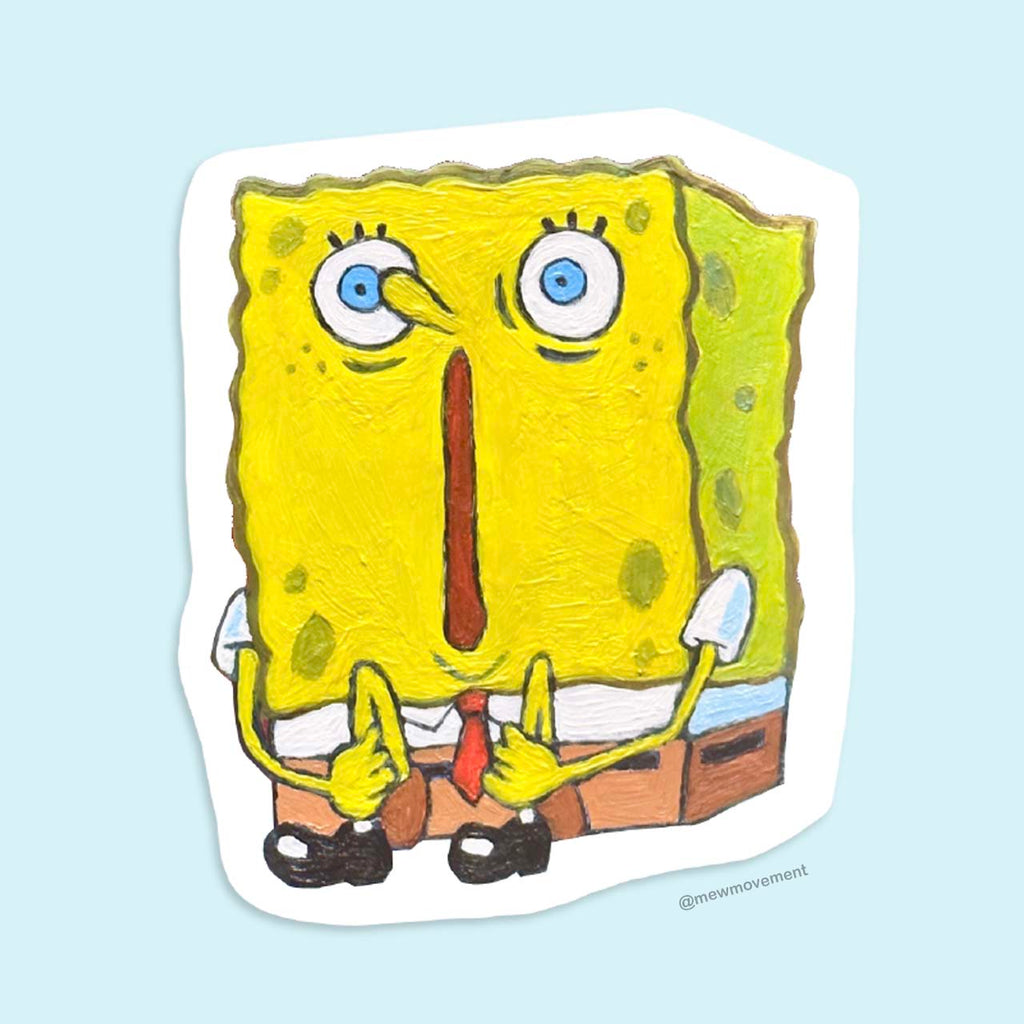 Spongebob Screaming Sticker