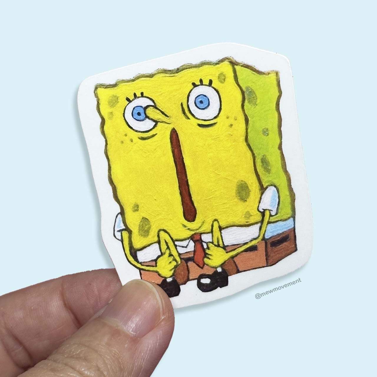 Spongebob Screaming Sticker